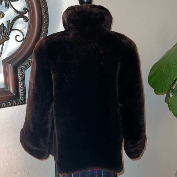 Mouton Women’s Teddy Bear Jacket Coat Vintage Fur Coat - Real Fur!! - Picture 12 of 15